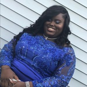 Click to see pictures #plussize prom dress #blue